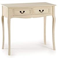 TU TENDENCIA UNICA Mueble recibidor de Entrada y Mueble Auxiliar Romeo 2 cajones Blanco. Medidas: 90 X 38 X 78 cm…